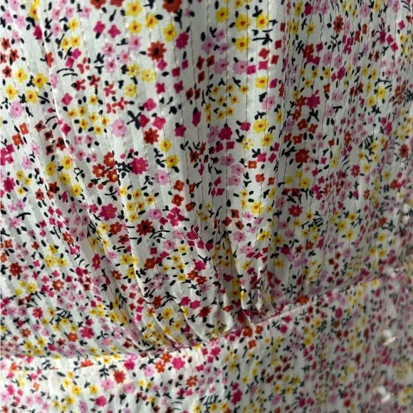 J. Crew Cottagecore V-neck Midi Maxi Dress in Field Day Floral Print size 16 - Picture 8 of 13